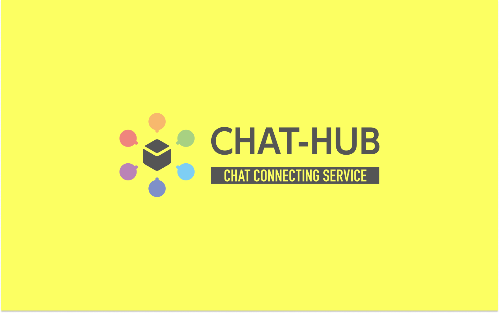 CHAT-HUB 説明画像（アプリ用） メイン画像